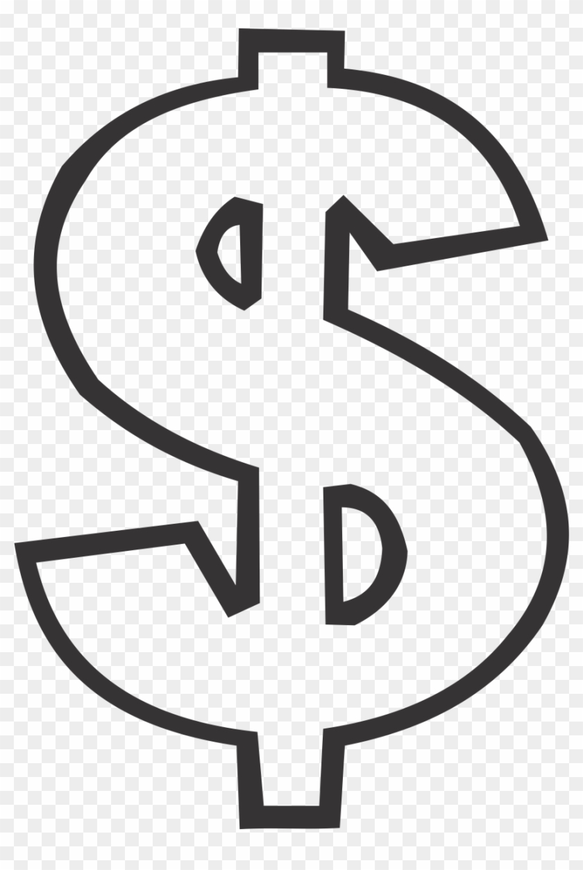 Dollar Sign - Dollar Sign Png White Clipart #1355325