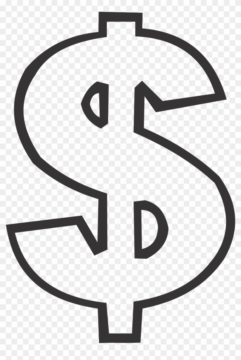 Dollar Sign - Dollar Sign Png White Clipart