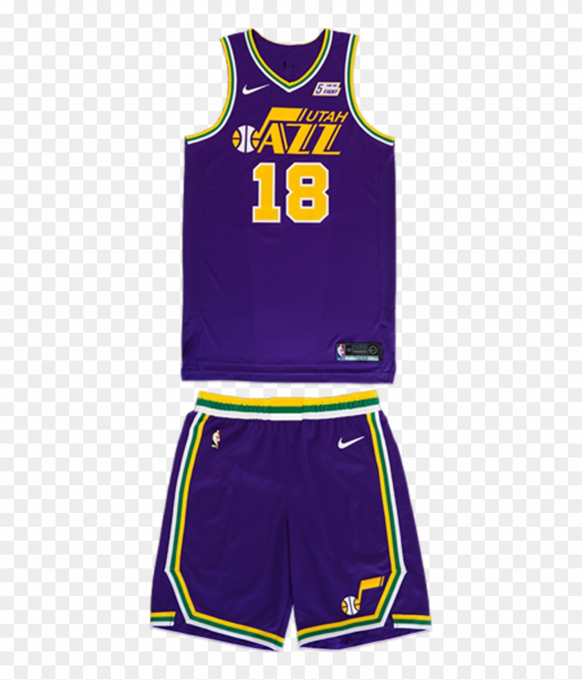 Classic Edition - Utah Jazz Purple Jersey Clipart