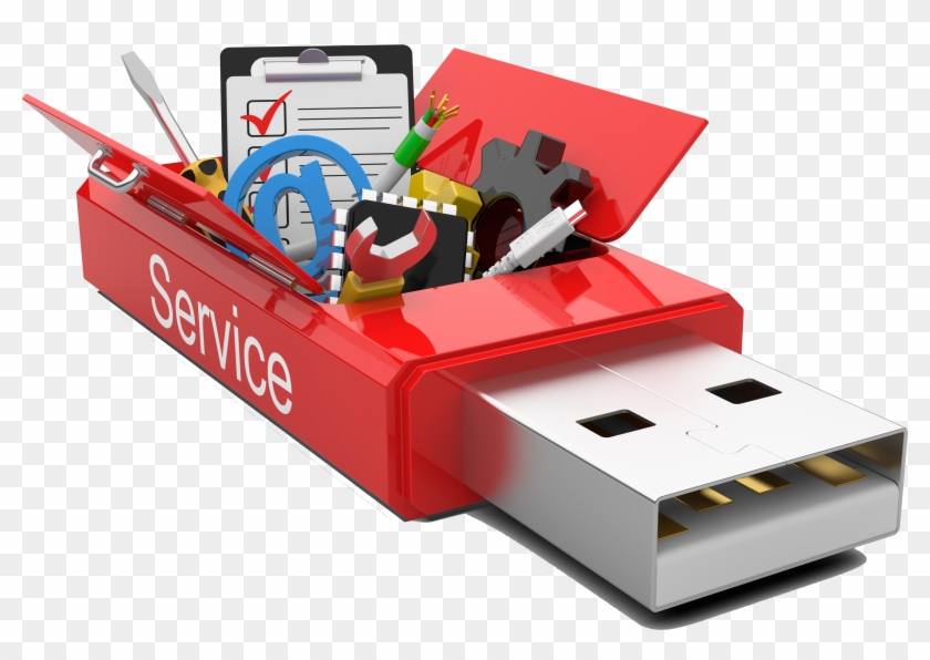 Hard Drive Repair And Upgrade - Malware Usb Clipart