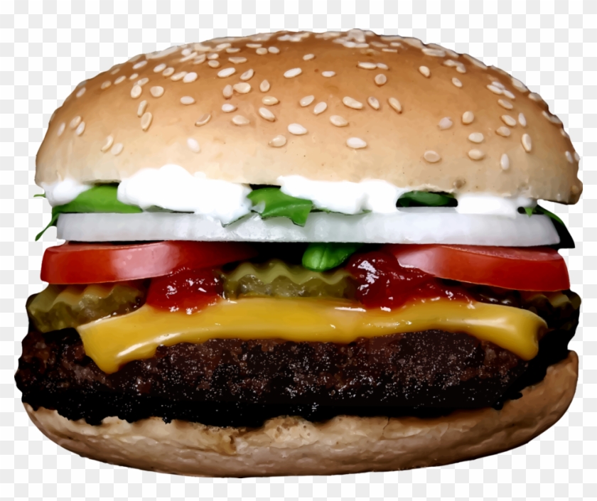 Hamburger Veggie Burger Mcdonald's Big Mac Cheeseburger - Big Mac Clip Art - Png Download