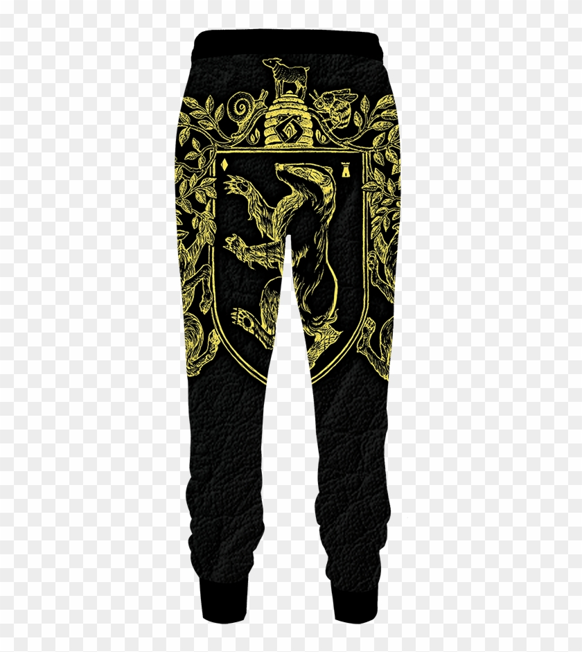Hufflepuff Edition Harry Potter Jogging Pants Fullprinted - Pajamas Clipart #1356061