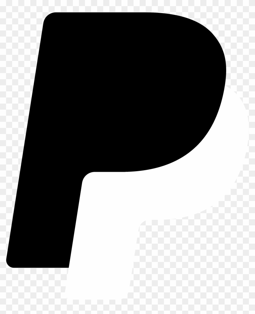 Paypal Icon Logo Black And White Clipart