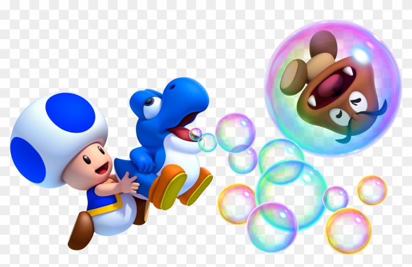 Nintendo Officially Confirms You Can Play As Blue Toad - New Super Mario Bros U Toads Clipart #1356202