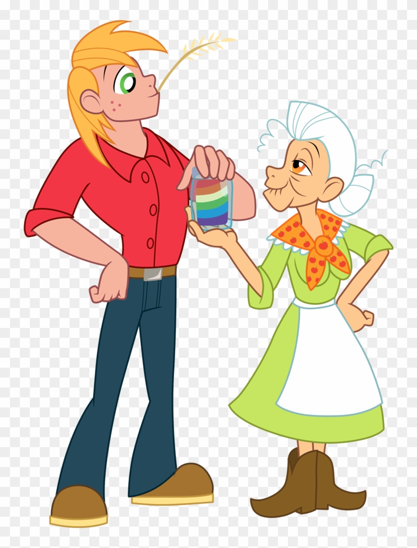 Big Mac And Granny Smith By Trinityinyang - My Little Pony Human Big Mac Clipart #1356254