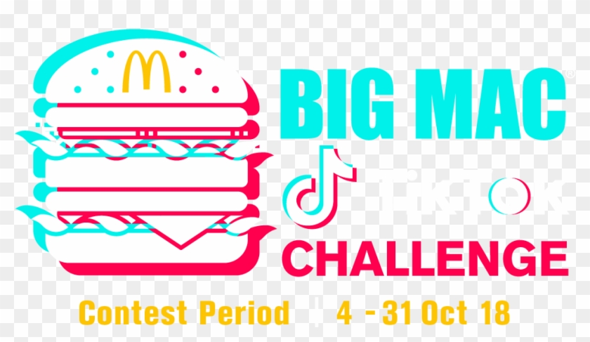 Big Mac Tik Tok Challenge Clipart #1356330