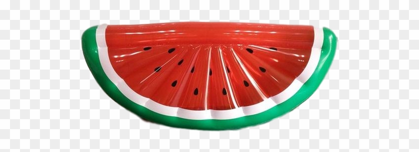 Inflatable Watermelon Half Slice Pool Floatie - Watermelon Clipart #1356609