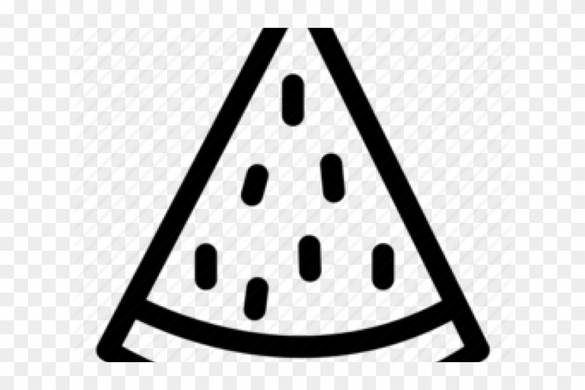 Watermelon Clipart Watermelon Slice - Watermelon Slice Clipart Black And White - Png Download