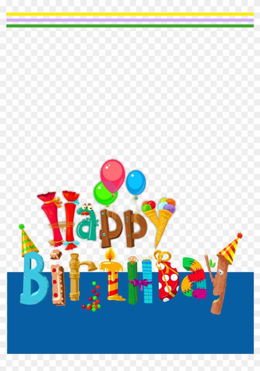 Birthday No Card - Happy Birthday Letter Png Clipart