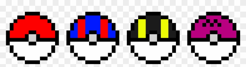 Pokeballs - Pikachu Pixel Game Boy Clipart