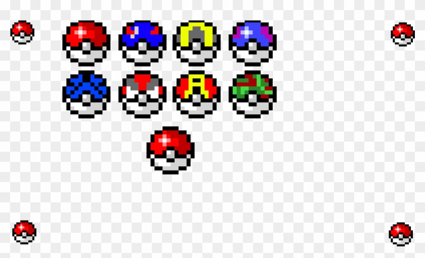 Pokeballs - Circle Clipart