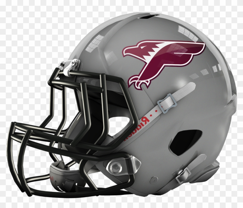 Casque Falcons De Bron - Logo New England Patriots Helmet Png Clipart #1357708