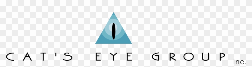 Cat's Eye Group Logo Png Transparent - Triangle Clipart