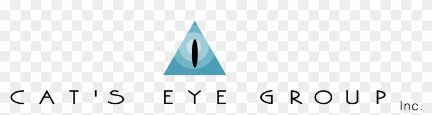 Cat's Eye Group Logo Png Transparent - Triangle Clipart #1357868