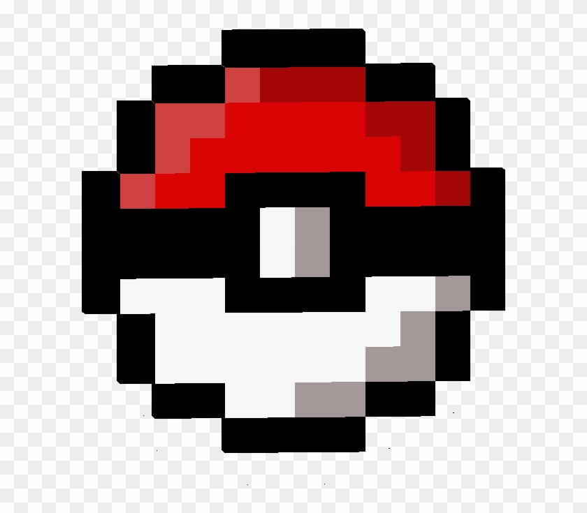 Pokeball - Pixel Art Pokeball Clipart