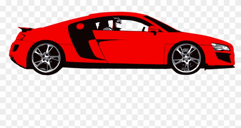 Load Image Into Gallery Viewer, Audi R8 Batmobile - Supercar Clipart