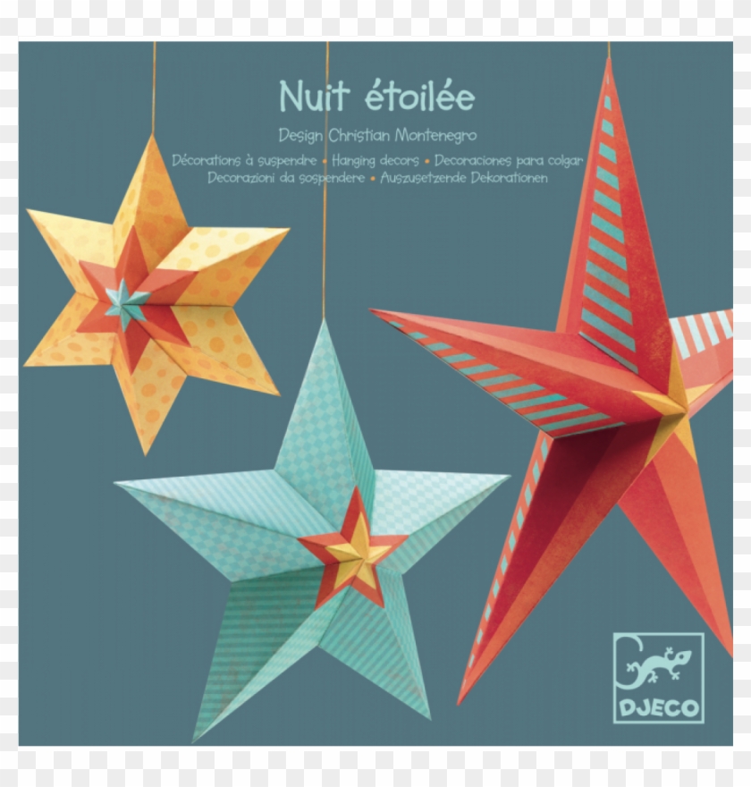 Djeco Hanging Stars Decoration - Djeco Dd04952 Clipart
