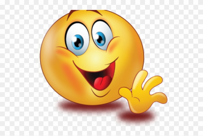 Hand Emoji Clipart Stop Sign - Emoji Hand Wave - Png Download