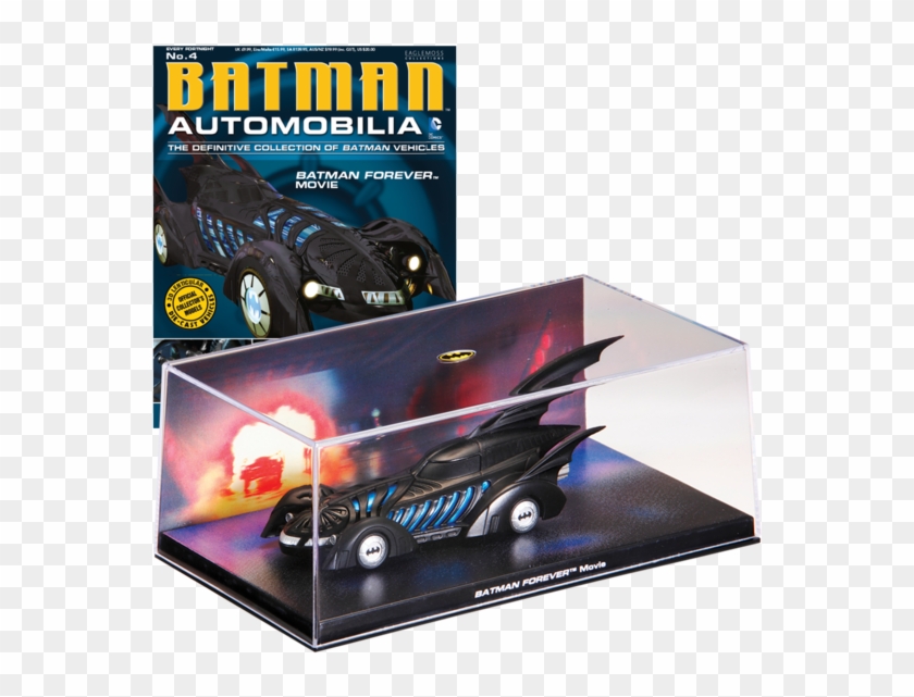 Batman Automobilia No - Batmobile Issue 4 Batman Forever Eaglemoss Clipart #1358835