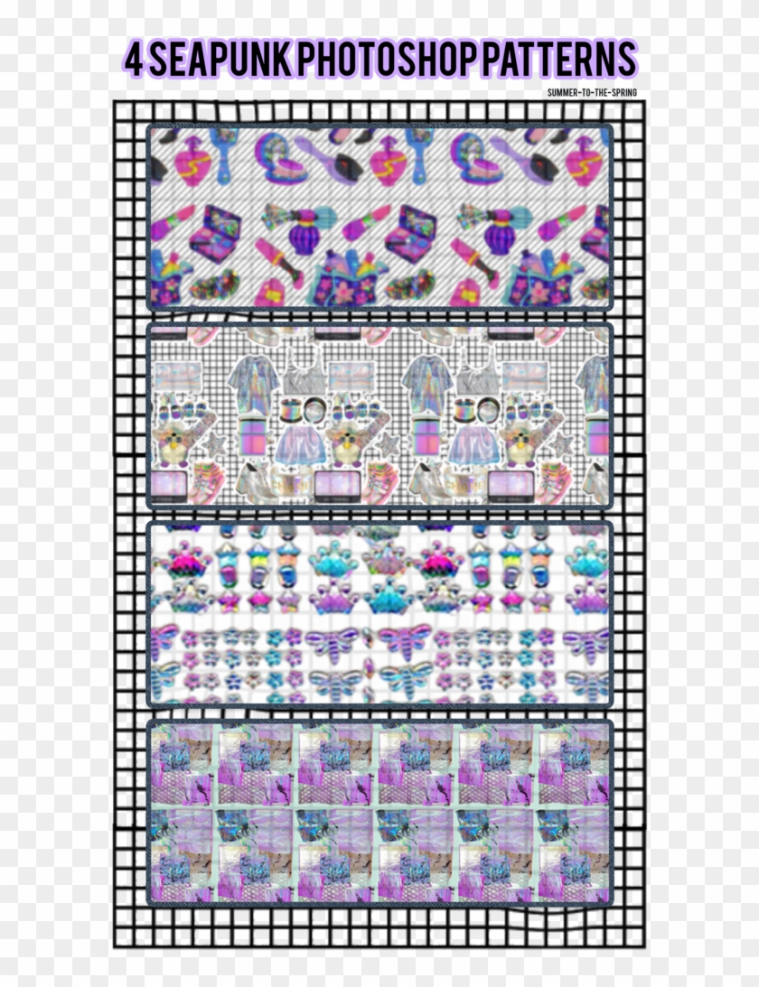 Seapunk Png - Seapunk Pattern Clipart