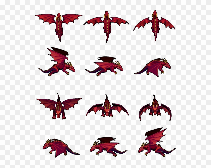 Preview - Rpg Maker Dragon Sprite Clipart