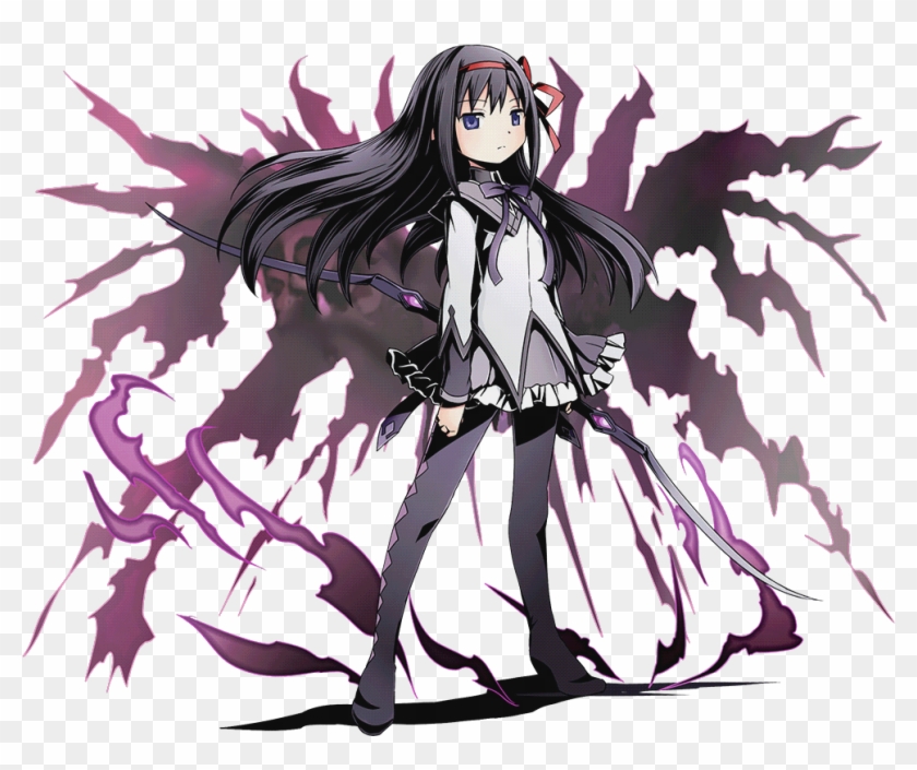 1024 X 859 4 - Demon Anime Madoka Magica Homura Clipart