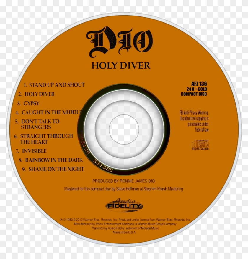 Dio Music Fanart Tv Cd Disc Image - Ronnie James Dio Clipart