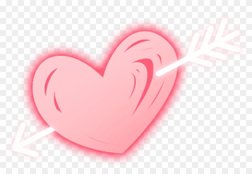 #love #heart #arrow #light #cute #lightpainting #luminous - Heart Clipart #1359544