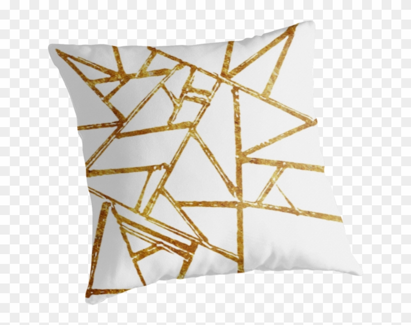 Geometry, Graphic, Line, Lines, Geometric Lines, Gold, - Cushion Clipart