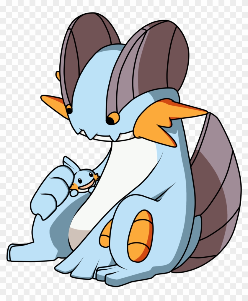 Cute Swampert And Mudkip , Png Download - Mudkip Cute Clipart