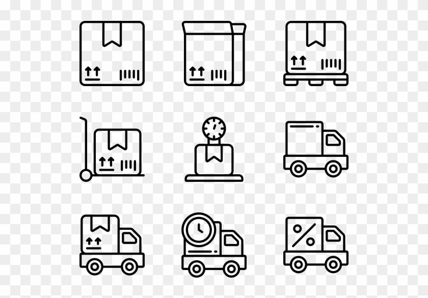 Shipping And Delivery - Telecom Icons Clipart #1360039