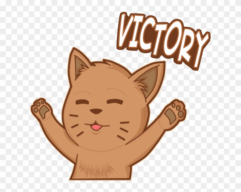 First Post - Victory Cat Clipart
