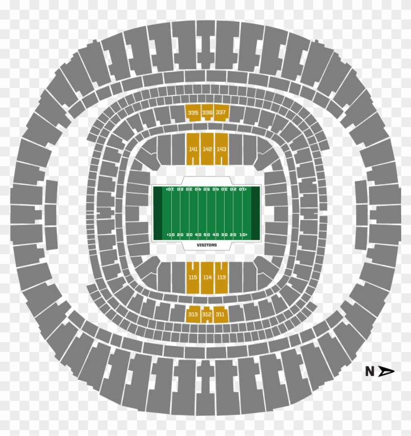 View Seating Chart - Superdome Sec 618 Row 38 Clipart