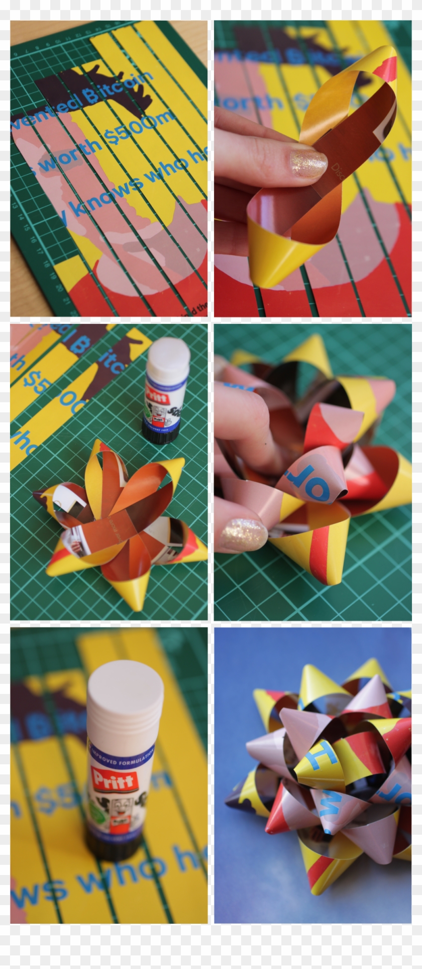 Sunday Times Gift Bow - Making Gift By Paper Clipart