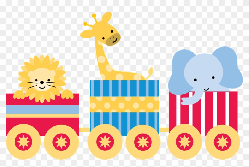 Circus Train Clipart 5 By Elizabeth - Circus Animal Train Clipart - Png Download