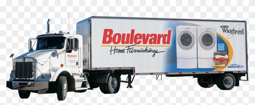 Delivery Truck - Boulevard Home Furnishings Clipart #1360712