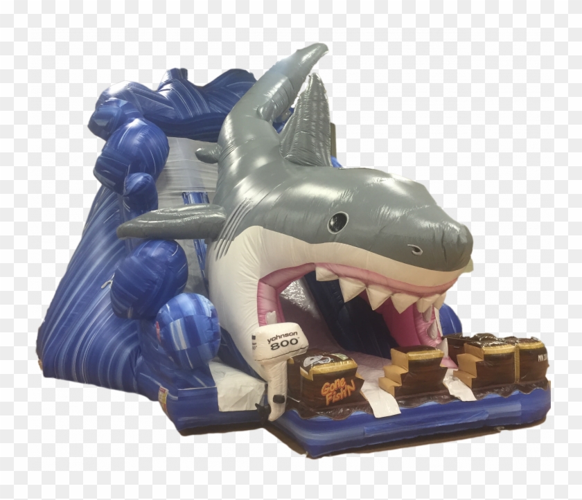 Shark Attack Slide - Carcharhiniformes Clipart #1361201