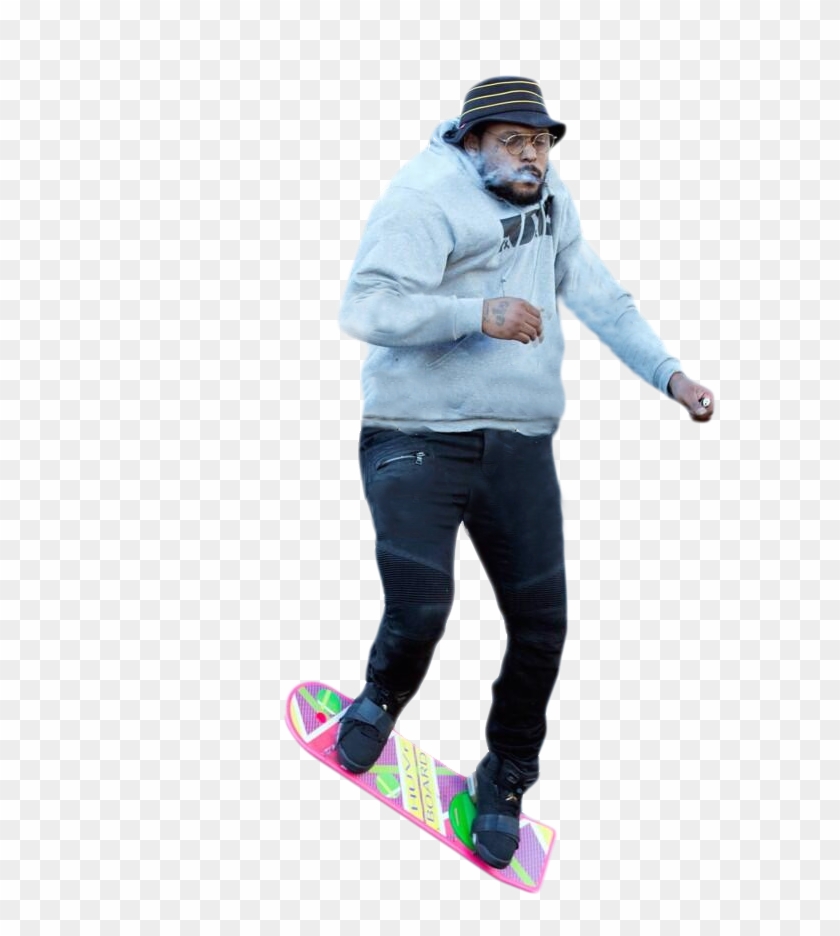 Psbschoolboy Q On A Hoverboard - Snowboarding Clipart
