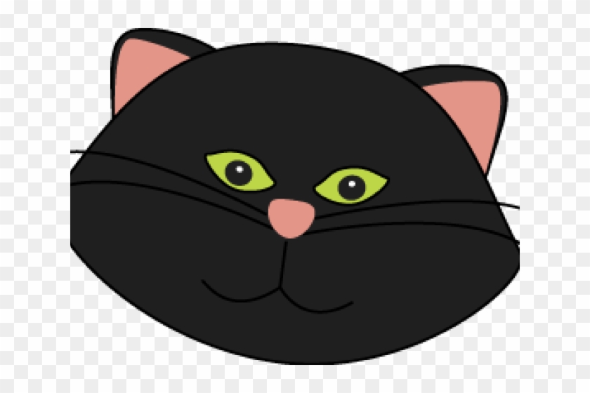 Halloween Cat Face Clipart - Png Download