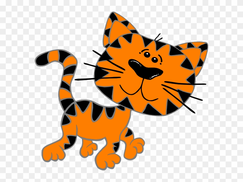 Black Cat Clipart Ginger Cat - Clip Art Tabby Cat - Png Download #1361375