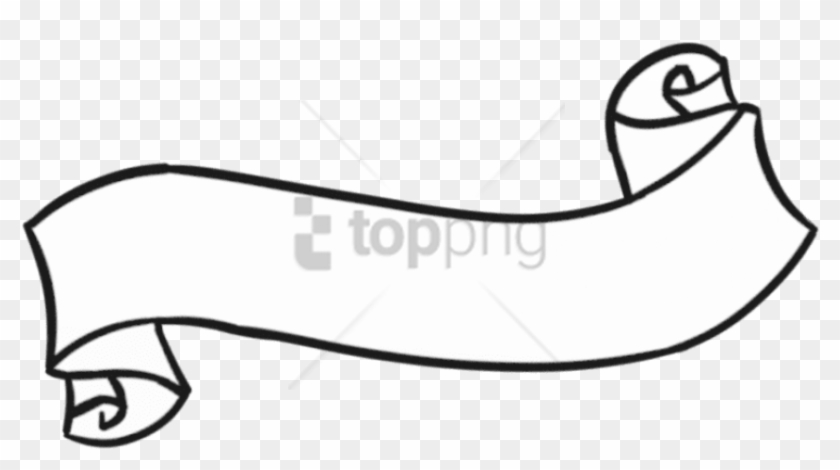 Free Png Download Hand Drawn Banner Png Images Background - Scroll Drawing Png Clipart
