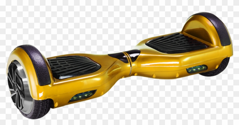 Gold Hoverboard With Lights Clipart #1361828