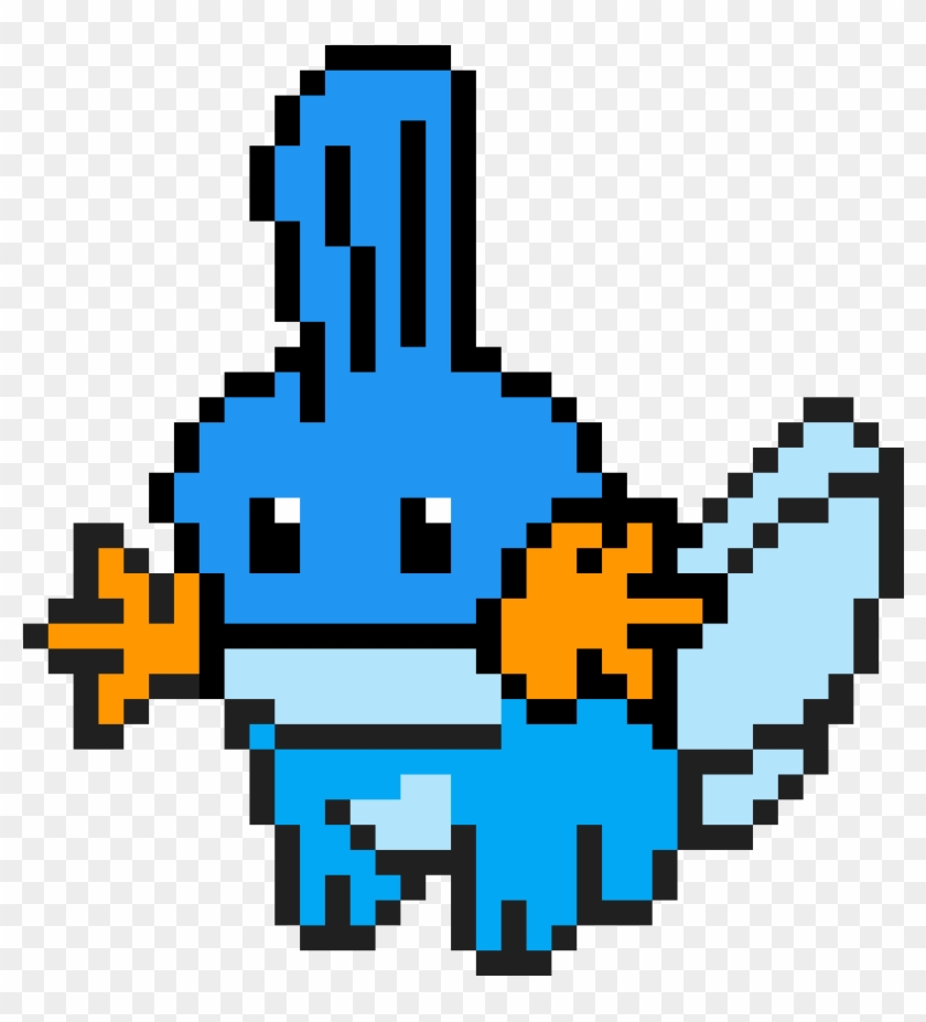 Mudkip - 8 Bit Mudkip Clipart