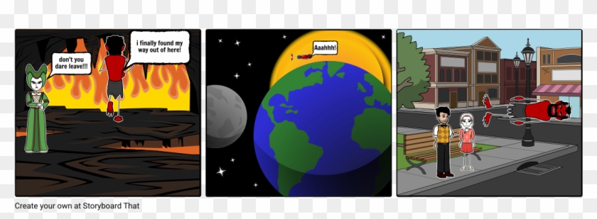 Superman And The Devil From Hell - Earth Clipart #1362216