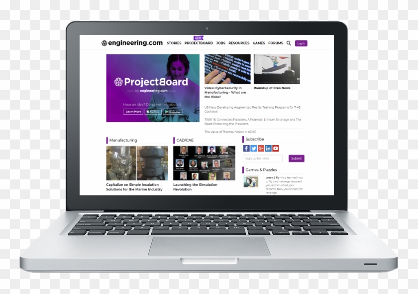 Engcom Home Laptop Transparent - Alishamarie Clipart