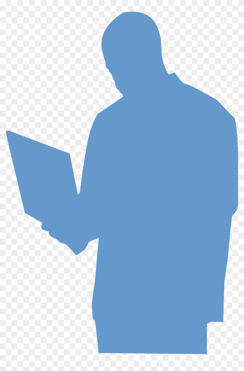 Person With Laptop Clipart - Png Download #1362272