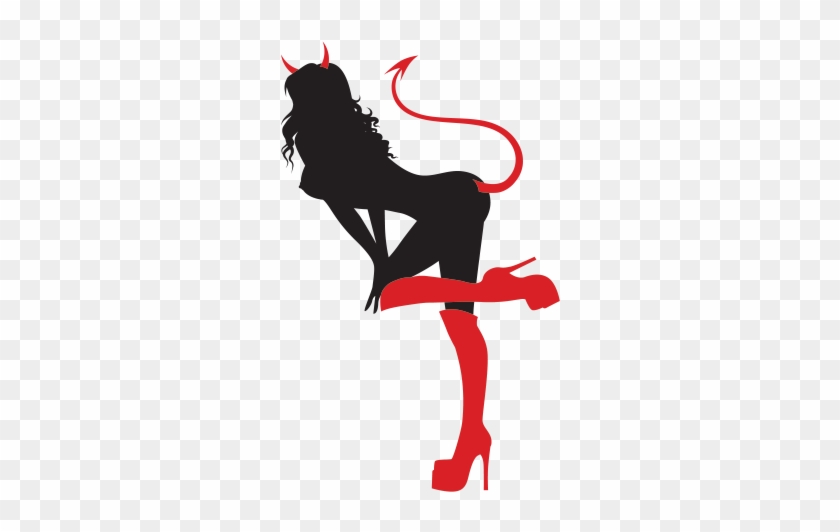 Hell Clipart Transparent - Sexy Devil Silhouette Png #1362494