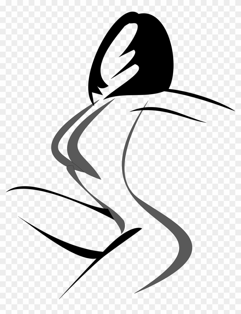 This Free Icons Png Design Of Stylized Woman Silhouette Clipart #1362552