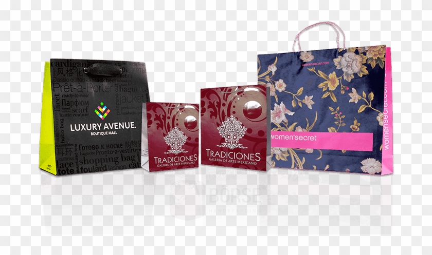 Spot Uv Varnish Custom Printed Paper Bags - Handbag Clipart