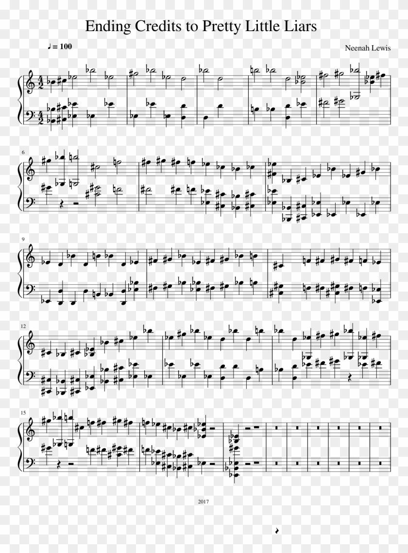 Wrecking Ball Sheet Music Composed By Miley Cyrus 2 - Wrecking Ball Piano Chorus Clipart #1362709